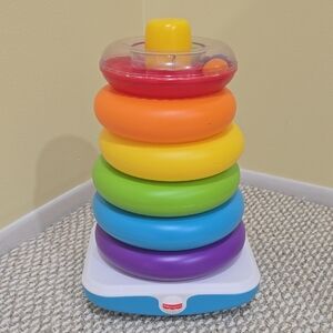 Oversized Fisher-Price Colorful Stacking Rings Toy